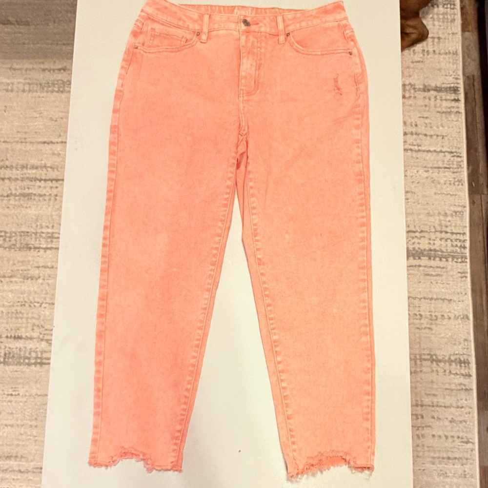 Time and Tru Coral Ankle Jeans